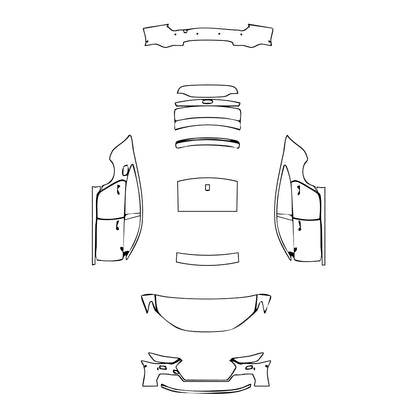 Pre-Cut PPF Audi A7 A7 Sportback S-line 2020 - PPF-Kits