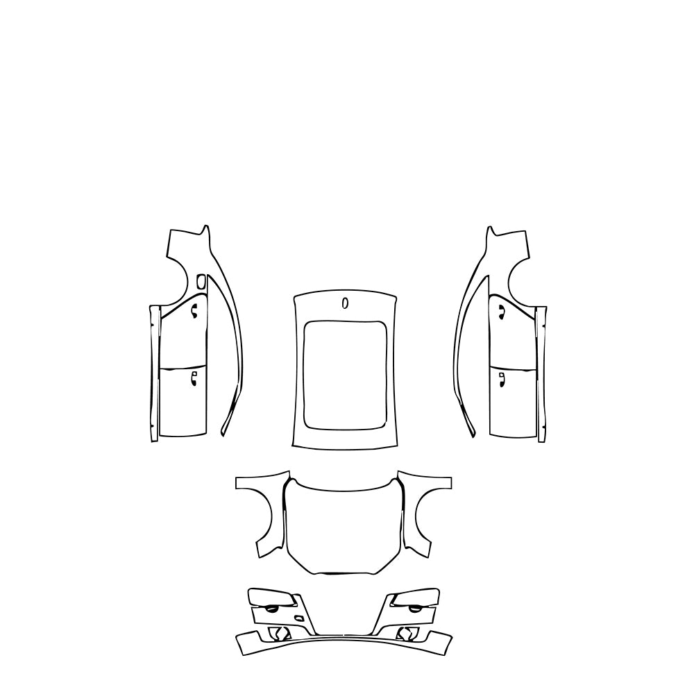 Pre-Cut PPF Audi A8 A8 L (Extended Wheelbase) Base 2014 - PPF-Kits