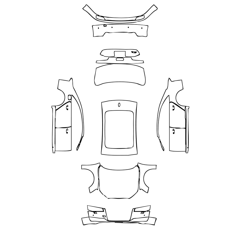 Pre-Cut PPF Audi A8 A8 L (Extended Wheelbase) Base 2015 - PPF-Kits