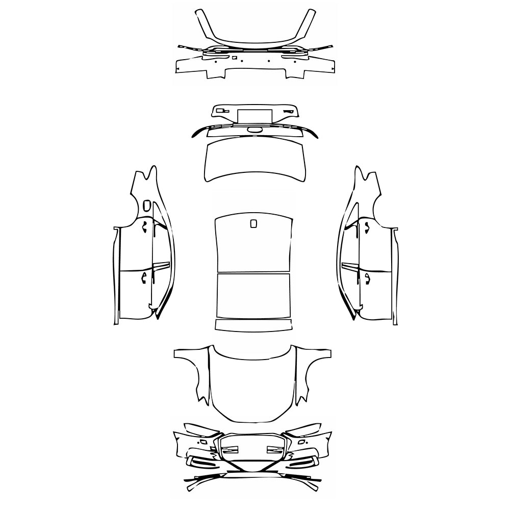 Pre-Cut PPF Audi A8 A8 L (Extended Wheelbase) Base 2020 - PPF-Kits