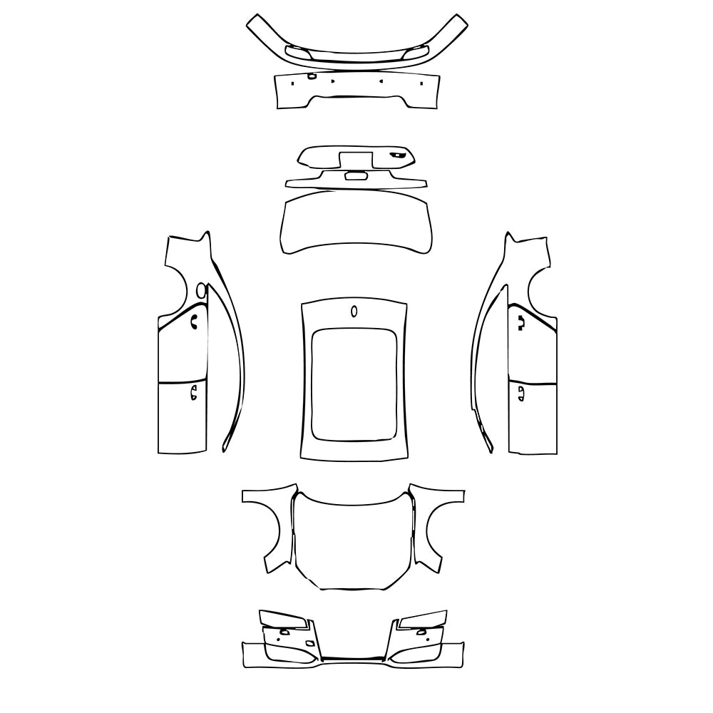 Pre-Cut PPF Audi A8 A8 L (Extended Wheelbase) Sport 2017 - PPF-Kits