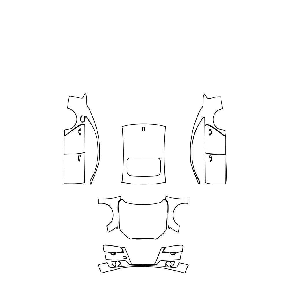 Pre-Cut PPF Audi A8 A8 (Standard Wheelbase) Base 2012 - PPF-Kits