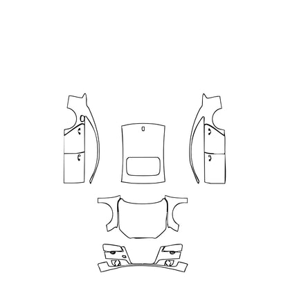 Pre-Cut PPF Audi A8 A8 (Standard Wheelbase) Base 2012 - PPF-Kits