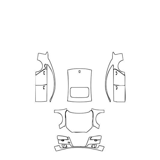 Pre-Cut PPF Audi A8 A8 (Standard Wheelbase) Base 2014 - PPF-Kits
