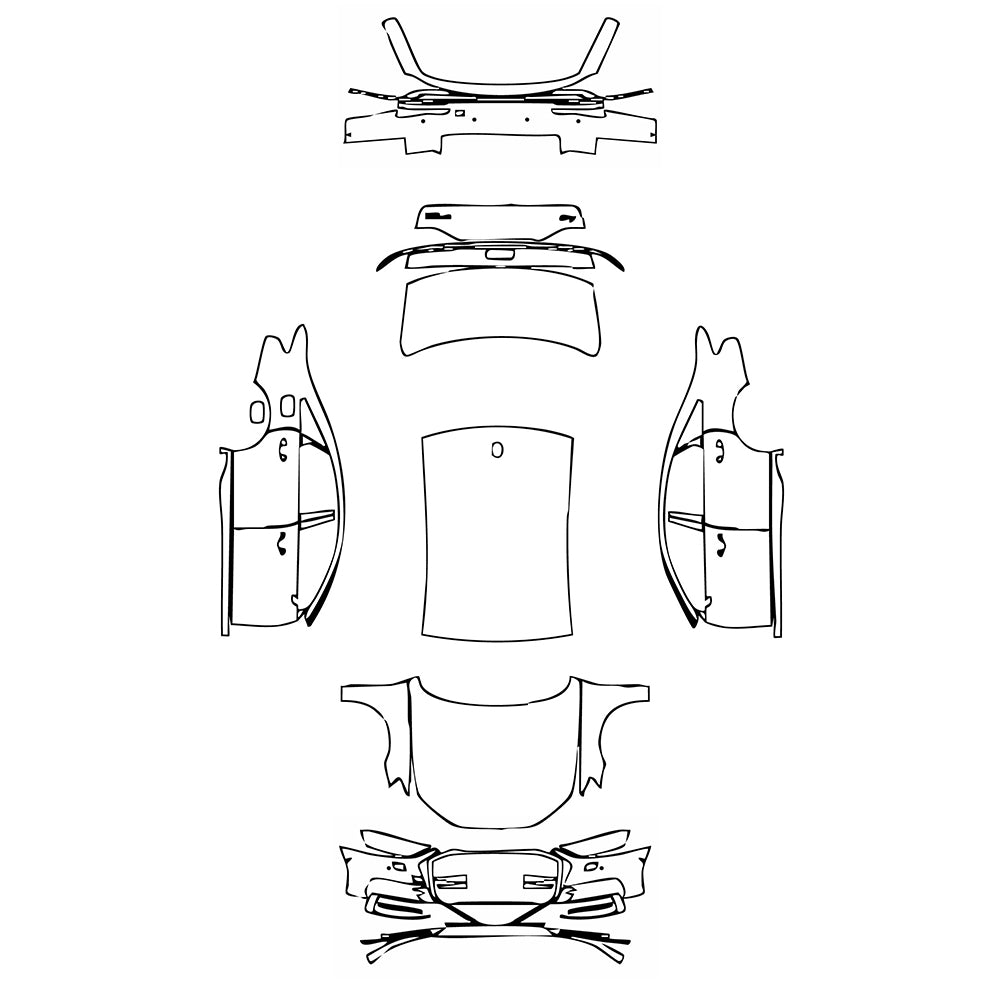 Pre-Cut PPF Audi A8 A8 (Standard Wheelbase) Base 2020 - PPF-Kits
