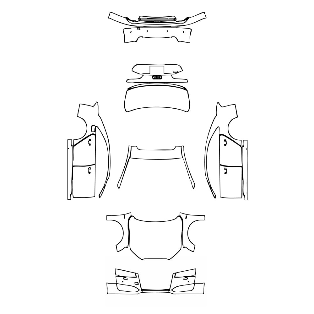 Pre-Cut PPF Audi A8 S8 (for Europe) 2016 - PPF-Kits