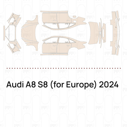 Pre-Cut PPF Audi A8 S8 (for Europe) 2024