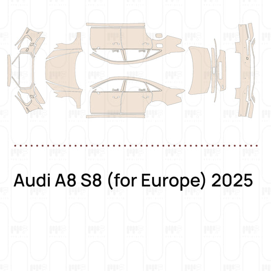 Pre-Cut PPF Audi A8 S8 (for Europe) 2025