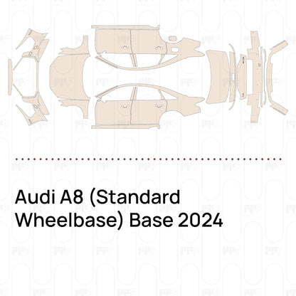 Pre-Cut PPF Audi A8 (Standard Wheelbase) Base 2024