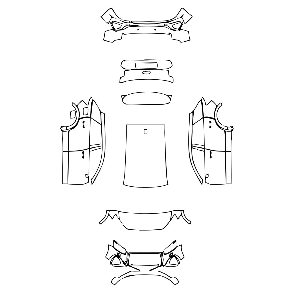 Pre-Cut PPF Audi Q2 Q2 SQ2 2021 - PPF-Kits
