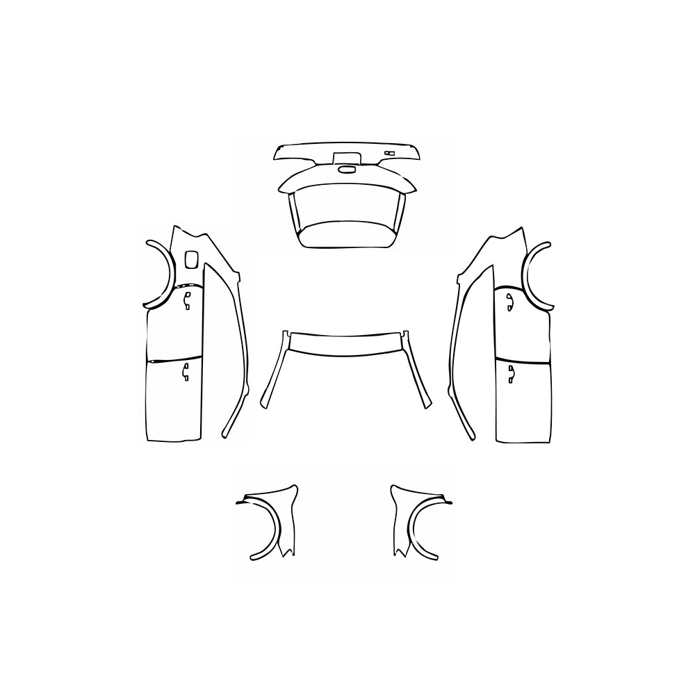 Pre-Cut PPF Audi Q3 SUV Base 2013 - PPF-Kits