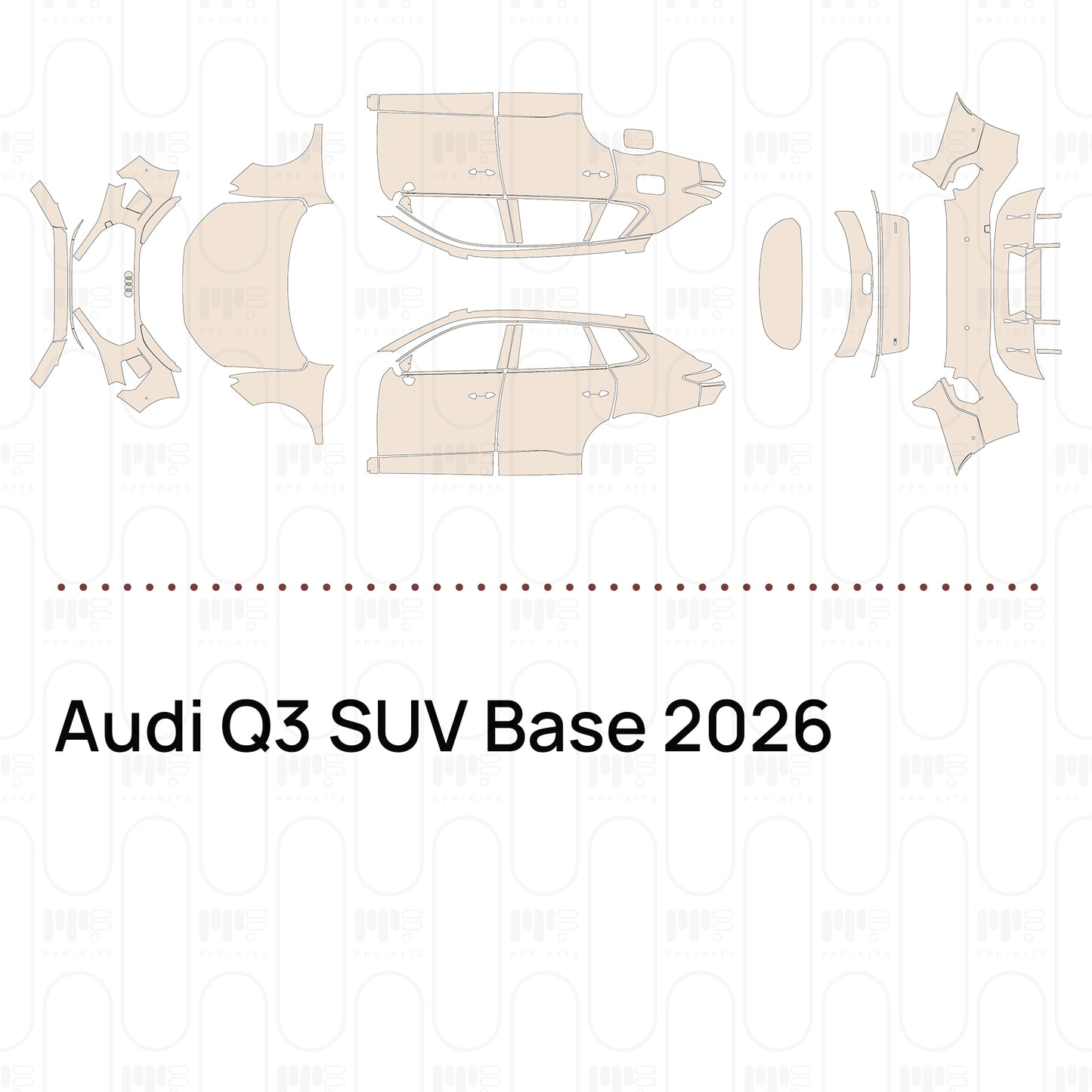 Pre-Cut PPF Audi Q3 SUV Base 2026