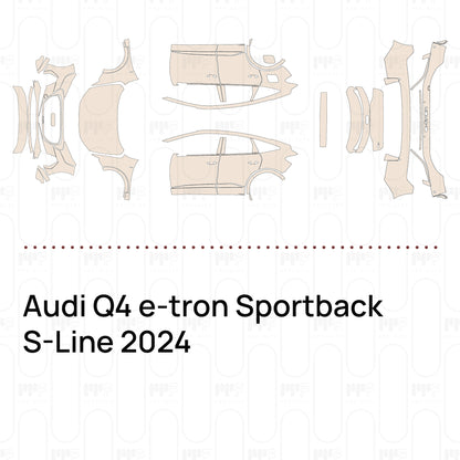 Pre-Cut PPF Audi Q4 e-tron Sportback S-Line 2024