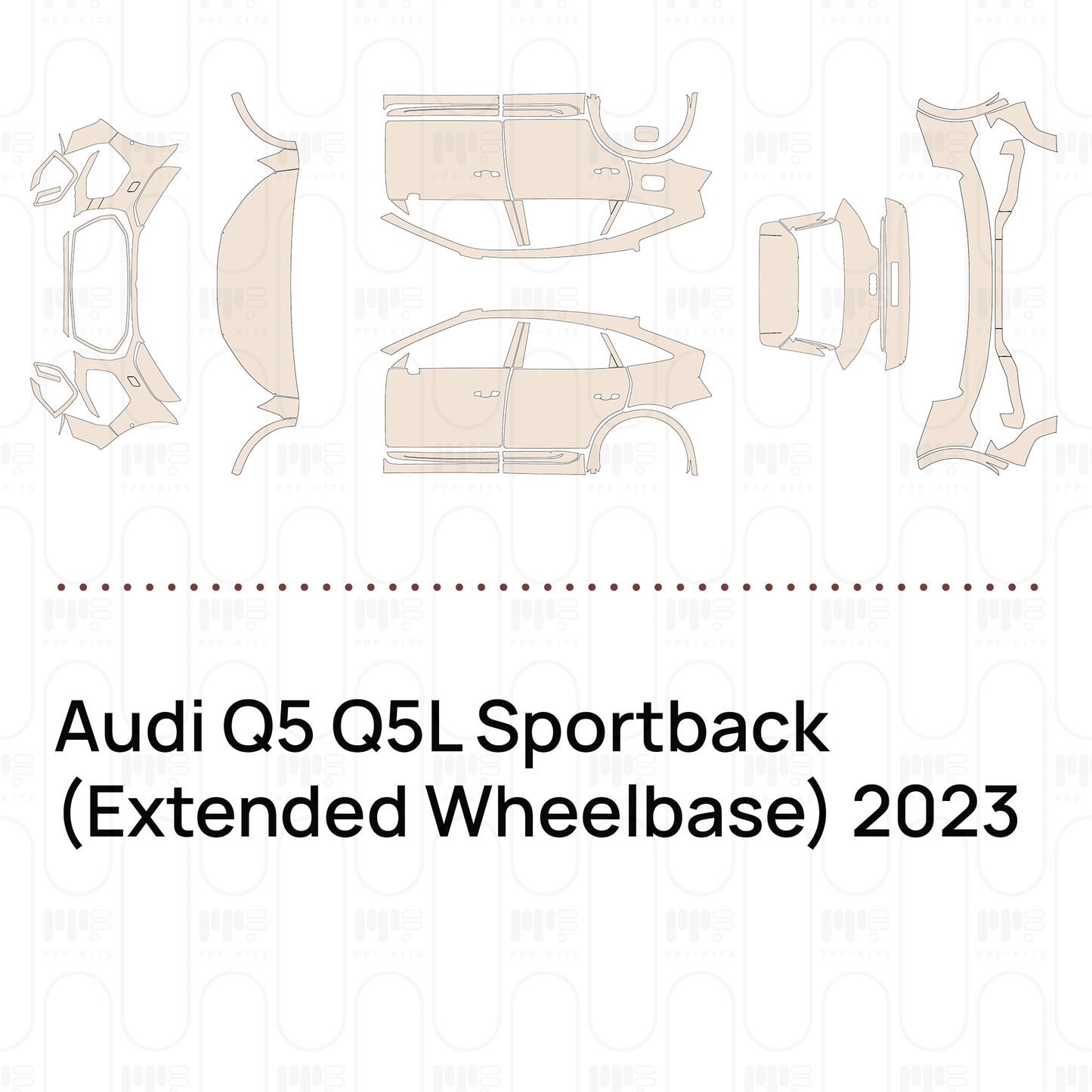 Pre-Cut PPF Audi Q5 Q5L Sportback (Extended Wheelbase) 2023