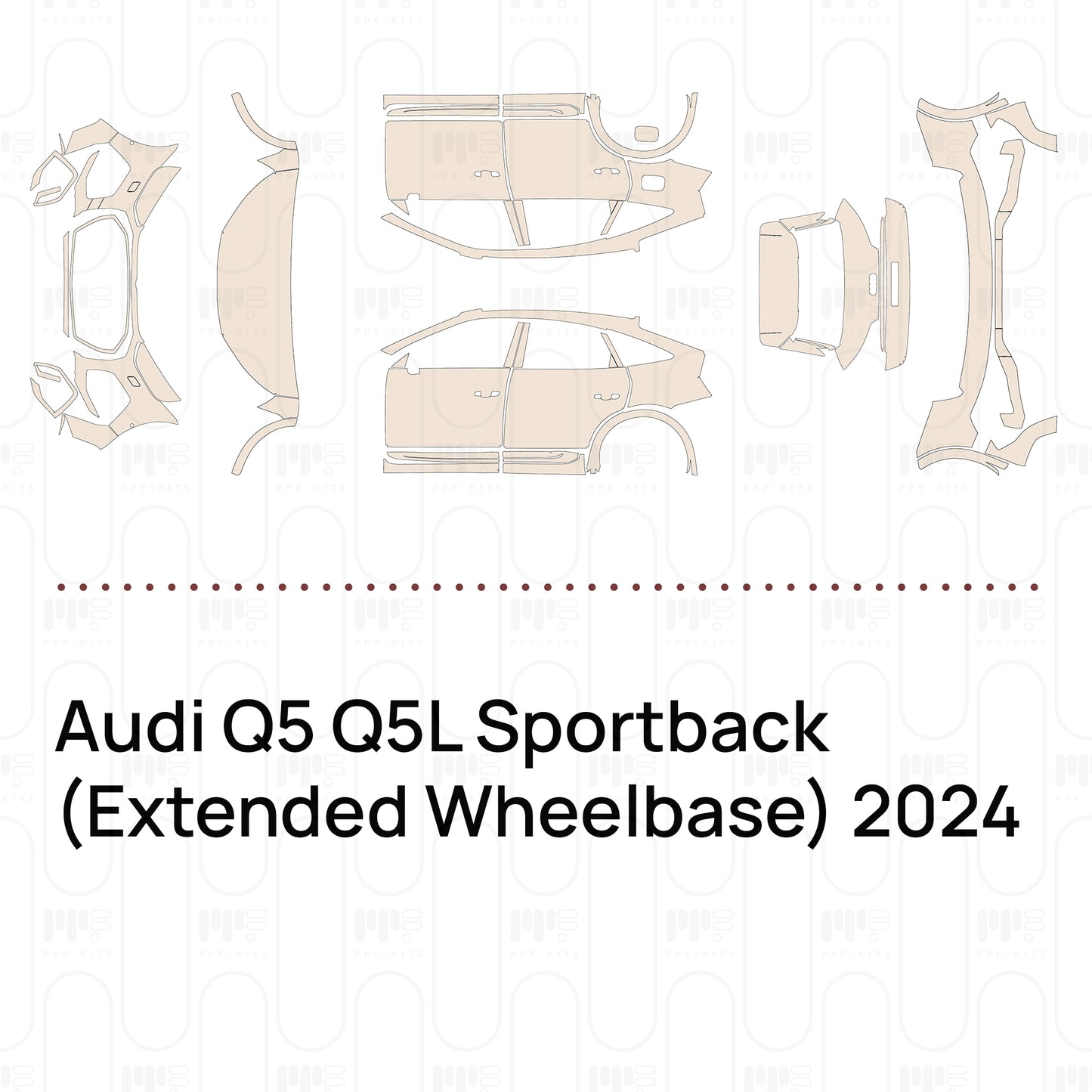 Pre-Cut PPF Audi Q5 Q5L Sportback (Extended Wheelbase) 2024