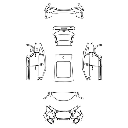 Pre-Cut PPF Audi Q5 Q5 Sportback (Standard Wheelbase) 2021 - PPF-Kits