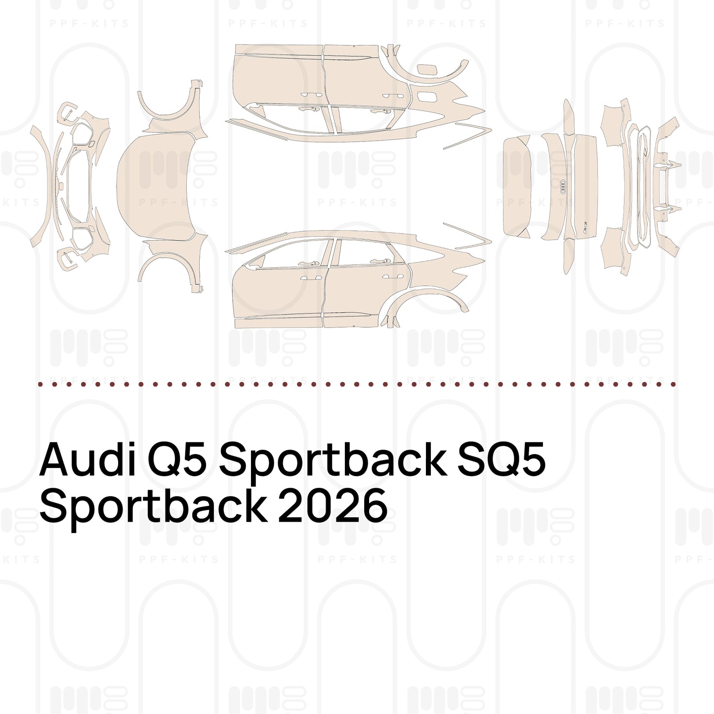 Pre-Cut PPF Audi Q5 Sportback SQ5 Sportback 2026