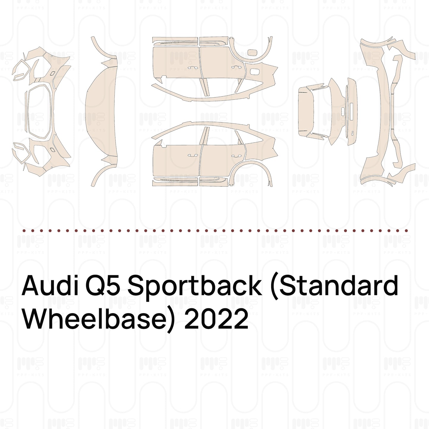 Pre-Cut PPF Audi Q5 Sportback (Standard Wheelbase) 2022