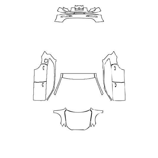 Pre-Cut PPF Audi Q5 Standard Wheelbase Base 2011 - PPF-Kits