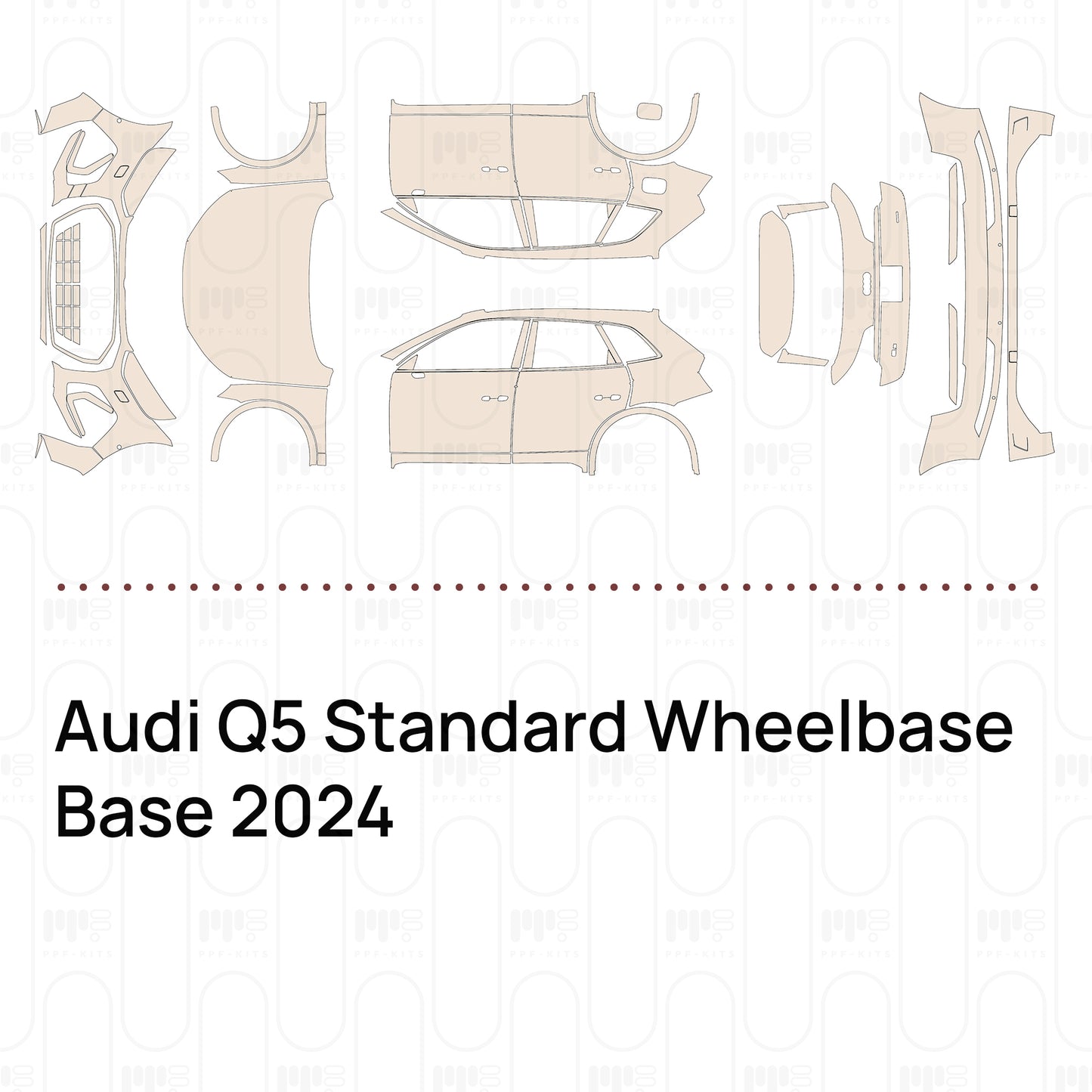 Pre-Cut PPF Audi Q5 Standard Wheelbase Base 2024