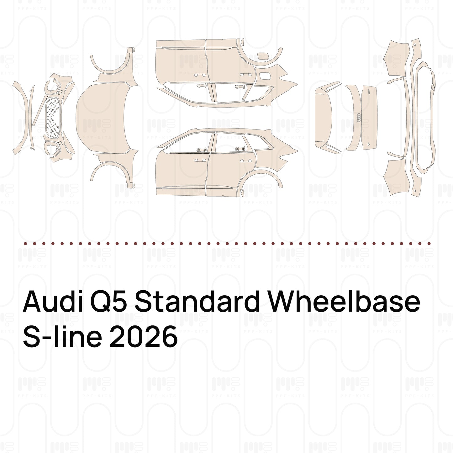 Pre-Cut PPF Audi Q5 Standard Wheelbase S-line 2026