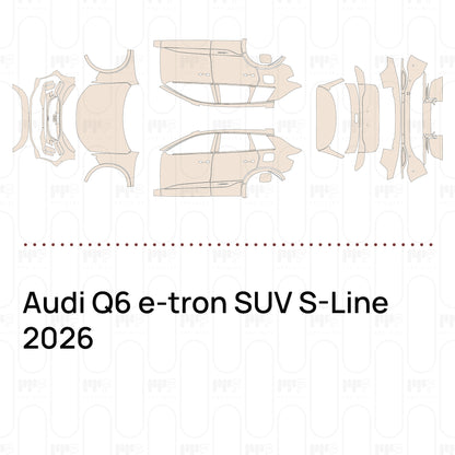 Pre-Cut PPF Audi Q6 e-tron SUV S-Line 2026