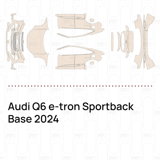 Pre-Cut PPF Audi Q6 e-tron Sportback Base 2024