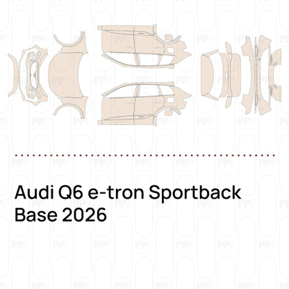 Pre-Cut PPF Audi Q6 e-tron Sportback Base 2026