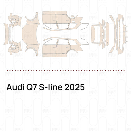 Pre-Cut PPF Audi Q7 S-line 2025