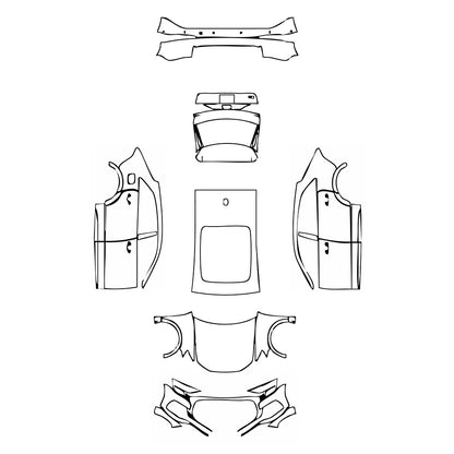 Pre-Cut PPF Audi Q8 Base 2018 - PPF-Kits