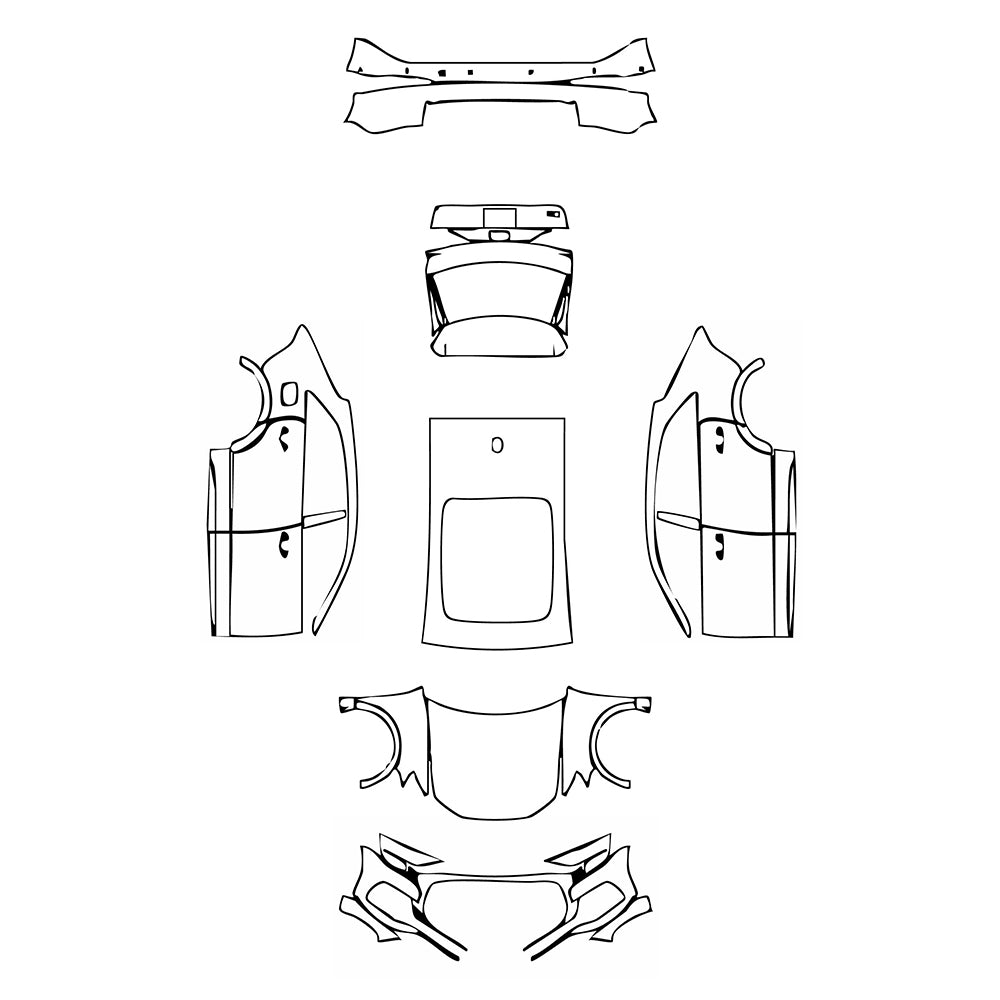 Pre-Cut PPF Audi Q8 Base 2020 - PPF-Kits