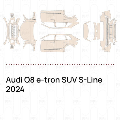 Pre-Cut PPF Audi Q8 e-tron SUV S-Line 2024