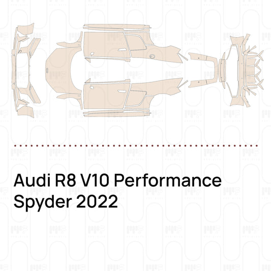 Pre-Cut PPF Audi R8 V10 Performance Spyder 2022