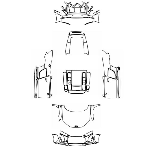Pre-Cut PPF Audi R8 V10 Spyder 2020 - PPF-Kits