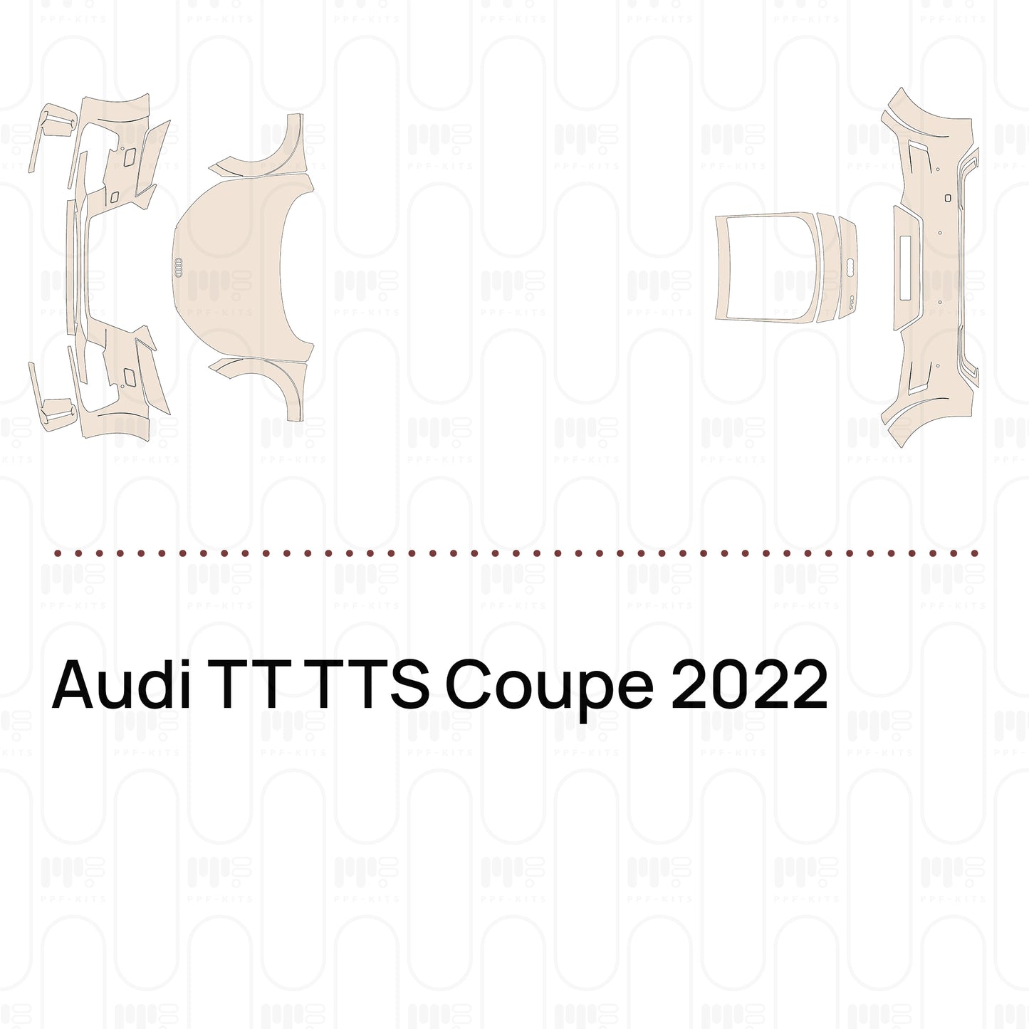 Pre-Cut PPF Audi TT TTS Coupe 2022