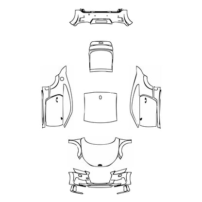 Pre-Cut PPF Audi TT TT Coupe S-line 2020 - PPF-Kits