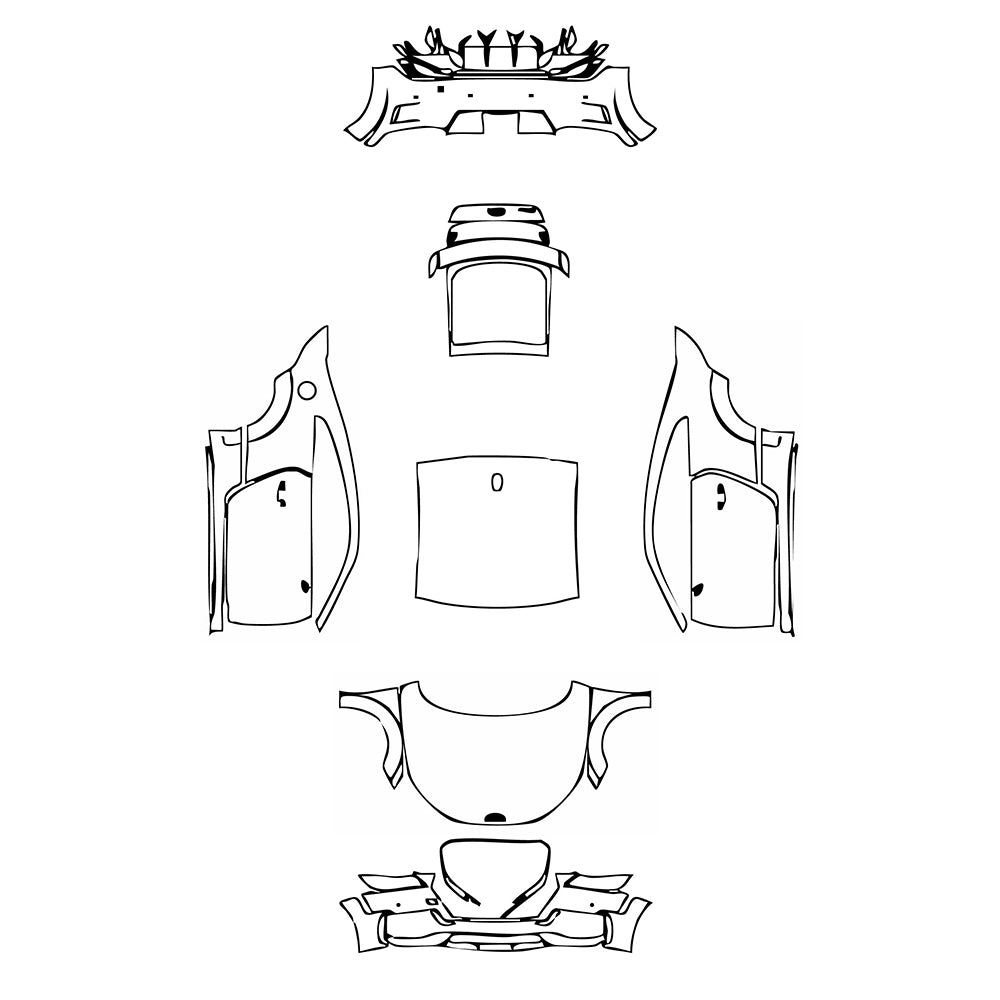 Pre-Cut PPF Audi TT TT RS Coupe 2021 - PPF-Kits