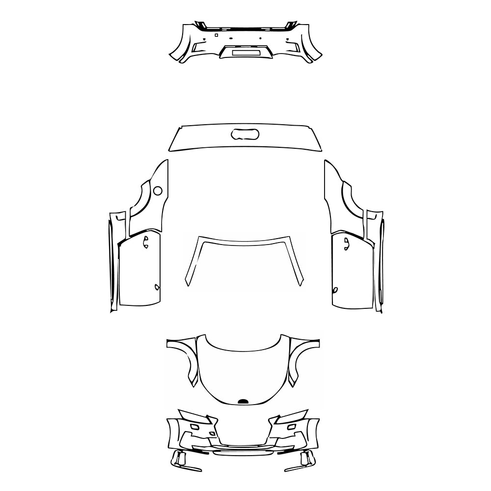 Pre-Cut PPF Audi TT TT Roadster S-line 2020 - PPF-Kits