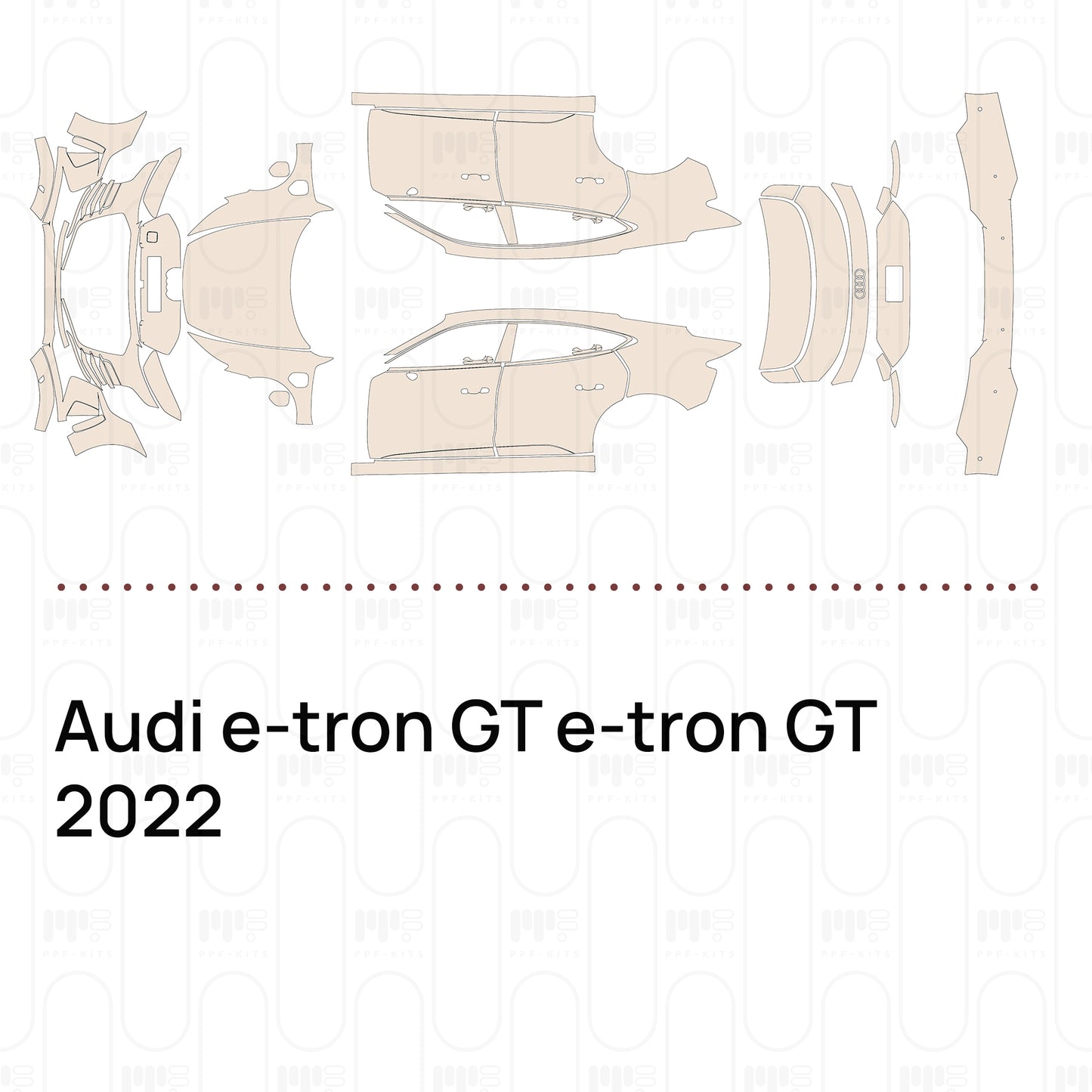Pre-Cut PPF Audi e-tron GT e-tron GT 2022