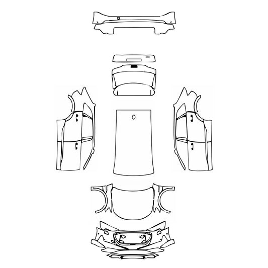 Pre-Cut PPF Audi e-tron e-tron Base 2020 - PPF-Kits