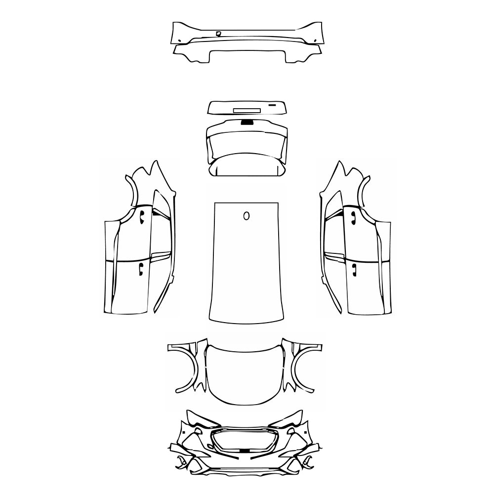 Pre-Cut PPF Audi e-tron e-tron S-line 2019 - PPF-Kits