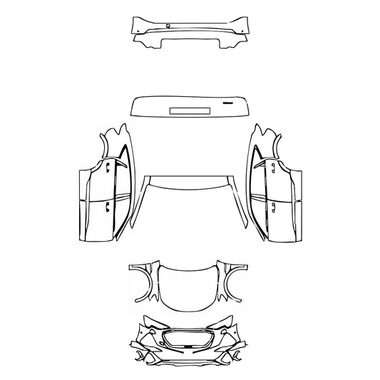 Pre-Cut PPF Audi e-tron e-tron Sportback S-line 2021 - PPF-Kits