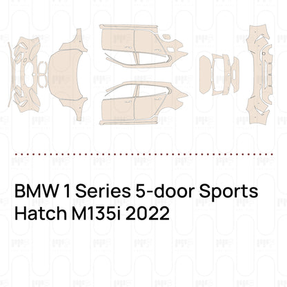 Pre-Cut PPF BMW 1 Series 5-door Sports Hatch M135i 2022