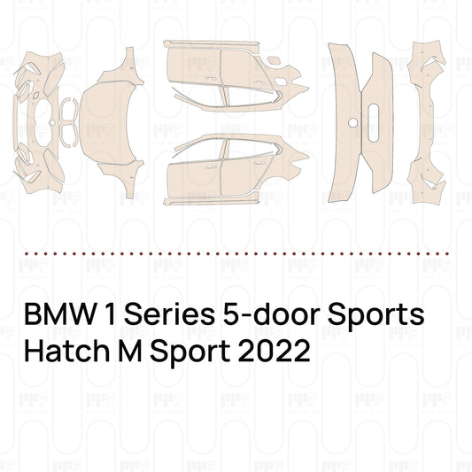 Pre-Cut PPF BMW 1 Series 5-door Sports Hatch M Sport 2022