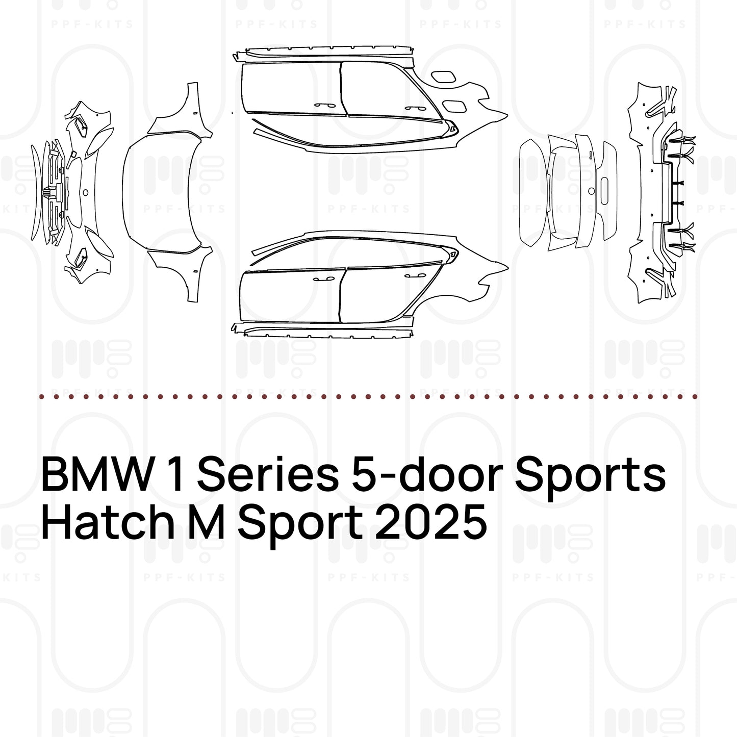 Pre-Cut PPF BMW 1 Series 5-door Sports Hatch SE 2016