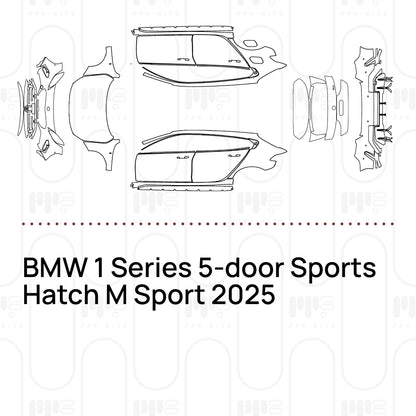 Pre-Cut PPF BMW 1 Series 5-door Sports Hatch SE 2016