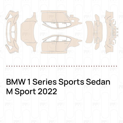 Pre-Cut PPF BMW 1 Series Sports Sedan M Sport 2022
