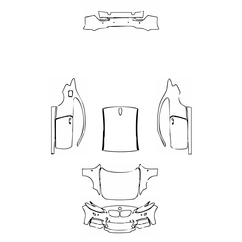 Pre-Cut PPF BMW 2 Series Coupe M235 M240 2014 - PPF-Kits