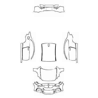Pre-Cut PPF BMW 2 Series Coupe M235 M240 2015 - PPF-Kits