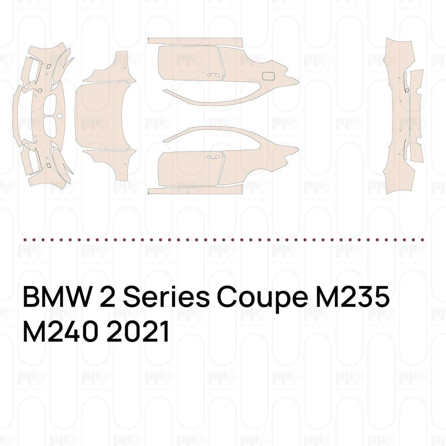 Pre-Cut PPF BMW 2 Series Coupe M235 M240 2021
